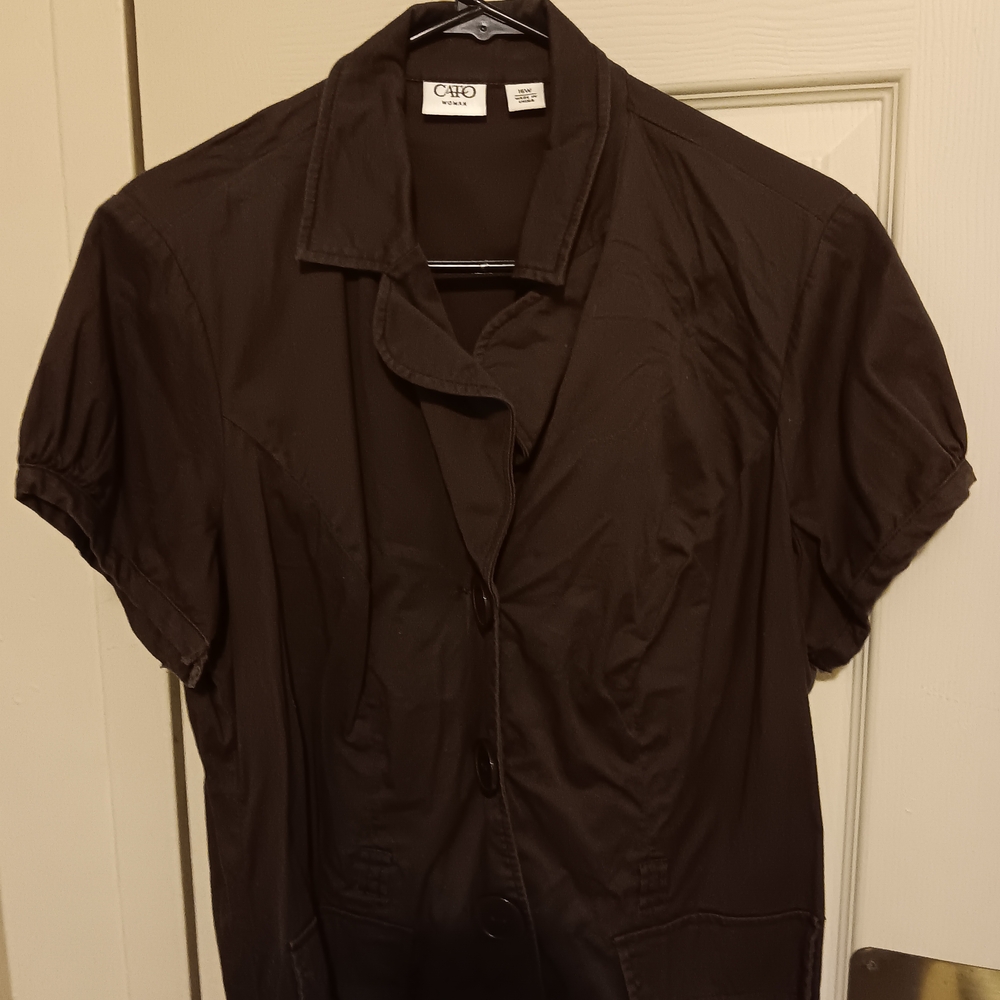 Cato Brown Short Sleeve Shirt